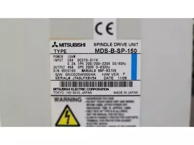 Mitsubishi MDS-B-SP-150 Spindle Drive Unit