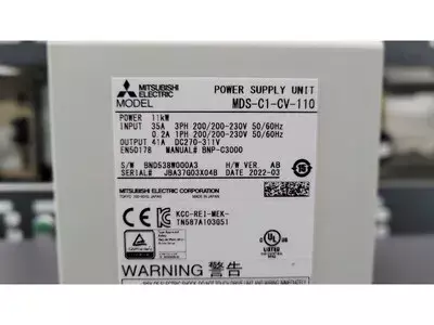 Mitsubishi MDS-C1-CV-110 Power supply 