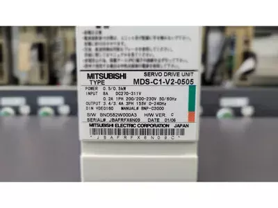 Mitsubishi MDS-C1-V2-0505 Servo Drive Unit 