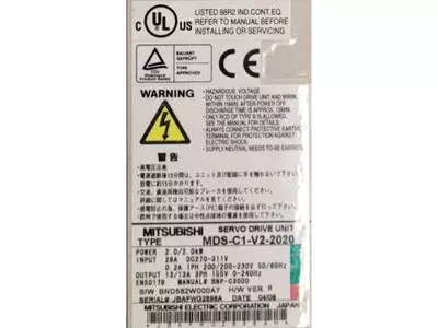 Mitsubishi MDS-C1-V2-2020 Servo Drive Unit