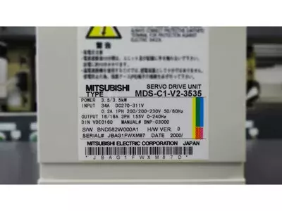 Mitsubishi MDS-C1-V2-3535 Servo Drive Unit 