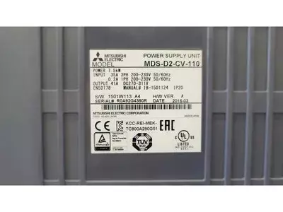 Mitsubishi MDS-D2-CV-110 Power Supply Unit