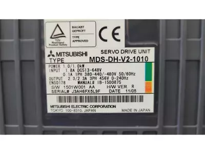 Mitsubishi MDS-DH-V2-1010 Servo Drive Unit 