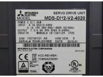 Mitsubishi MDS-DH2-V2-4020 Servo Drive Unit