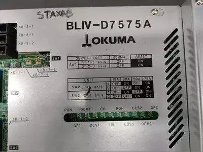 Okuma  BLIV-D7575A or BL4-D7575A or U0632-0006 Servo Drive 