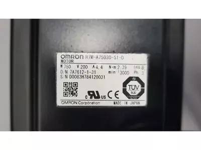 Omron R7M-A75030-S1-D or R7M-A75030-S1D AC Servo Motor