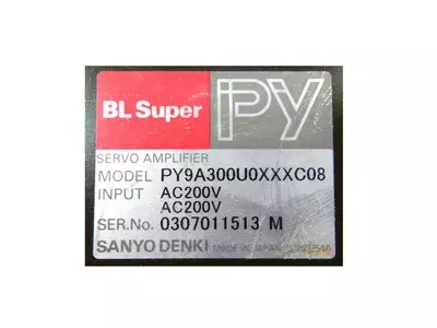 Sanyo Denki PY9A300U0XXXC08 Servo Amplifier