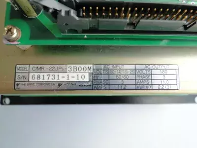 Yaskawa CIMR-22JP3-3B00M AC Drive