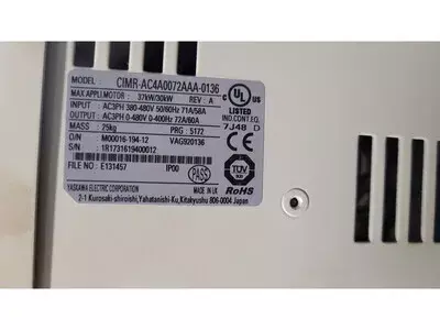 Yaskawa CIMR-AC4A0072AAA-0136 Frequenzumrichter A1000 