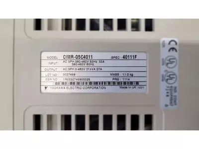 Yaskawa CIMR-G5C4011 Spec.40111F Varispeed 616G5