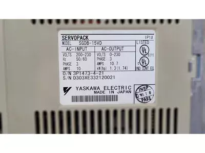 Yaskawa SGDB-15VD  Servopack 