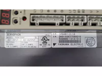 Yaskawa SGDH-04AE Ver. 0D214 Servopack 