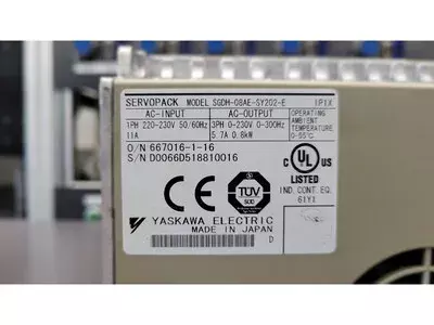 Yaskawa SGDH-08AE-SY202 Servopack