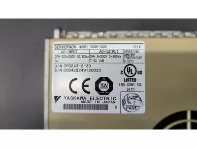 Yaskawa SGDH-10AE Ver. 33646 Servopack 