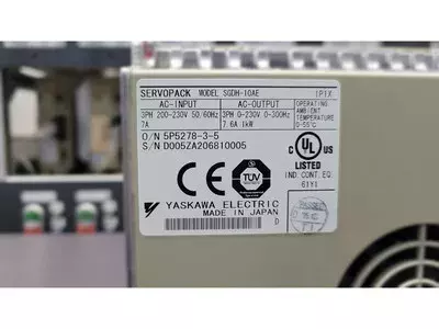 Yaskawa SGDH-10AE Ver. 35942 Servopack 