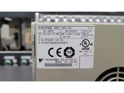 Yaskawa SGDH-10AE Ver. 37A44 Servopack