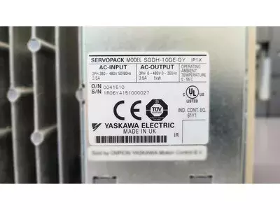Yaskawa SGDH-10DE-OY Ver. 70A42 Servopack 