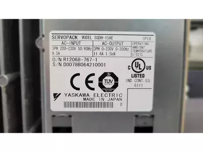 Yaskawa SGDH-15AE Ver. 37A44 Servopack