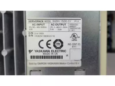 Yaskawa SGDH-15DE-OY Ver. 70A42 Servopack