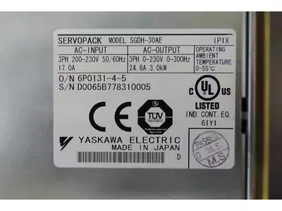 Yaskawa SGDH-30AE Ver. 35942 Servopack