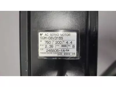 Yaskawa SGM-08V316S AC Servo Motor