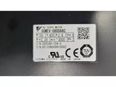 Yaskawa SGMEV-08DDA6C AC Servo Motor