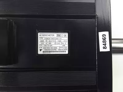 Yaskawa SGMGH-44DCA6H-OY AC Servo Motor