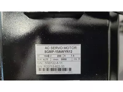 Yaskawa SGMP-15AWYR12 Servo Motor