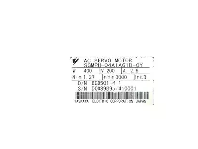 Yaskawa SGMPH-04A1A61D-0Y AC Servo Motor
