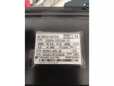 Yaskawa SGMSH-30DCA6F-OY Servo Motor