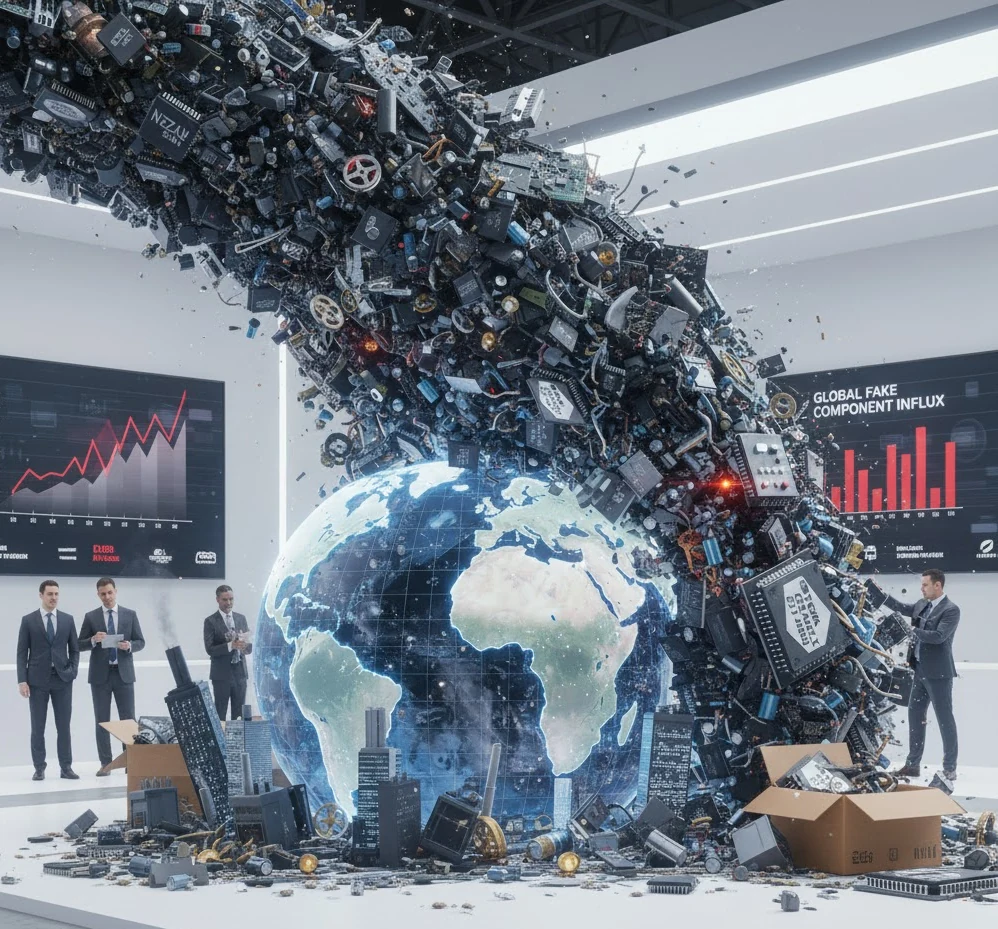 Global market for counterfeit electronic components