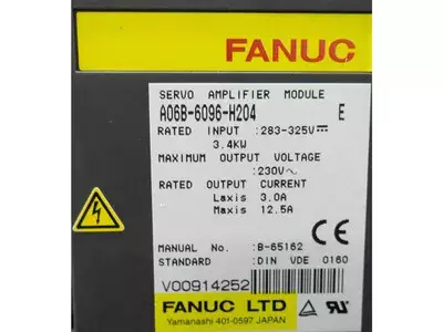 Fanuc A06B-6096-H204 Alpha Servo Amplifier Module