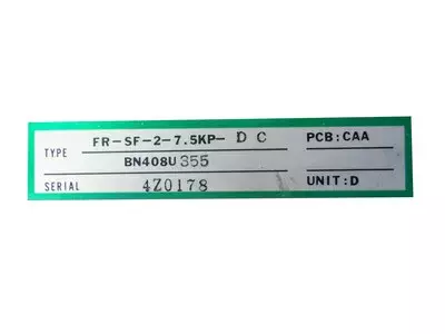 Mitsubishi FR-SF-2-7.5KP-DC FREQROL