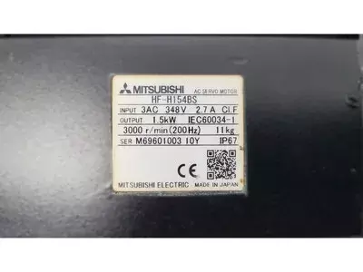Mitsubishi HF-H154BS AC Servo Motor