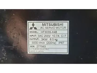 Mitsubishi HF303S-A48 AC Servo Motor