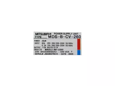 Mitsubishi MDS-B-CV-260 Power Supply Unit