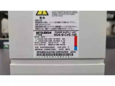 Mitsubishi MDS-B-CVE-185 Power Supply Unit