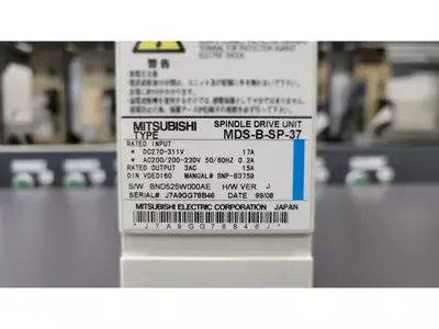 Mitsubishi MDS-B-SP-37 Spindle Drive Unit