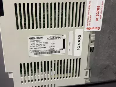 Mitsubishi MDS-B-SPJX2-22 Spindle Drive Unit