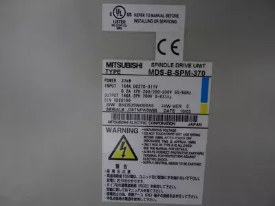 Mitsubishi MDS-B-SPM-370 AC Spindle Drive 
