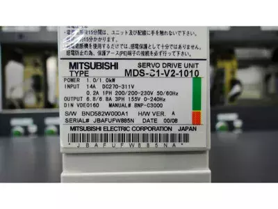Mitsubishi MDS-C1-V2-1010 Servo Drive Unit