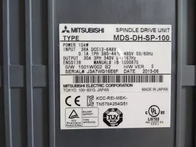 Mitsubishi MDS-DH-SP-100 Spindle Drive Unit 