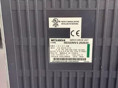 Mitsubishi MDSDMV3-202020 Servo Drive Unit 