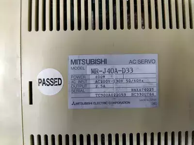 Mitsubishi MR-J40A-D33 AC Servo