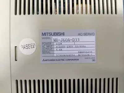 Mitsubishi MR-J60A-D33 AC Servo 