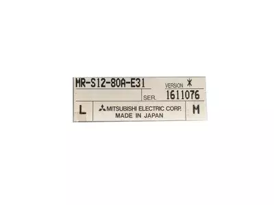 Mitsubishi MR-S12-80A-E31 Servo Drive