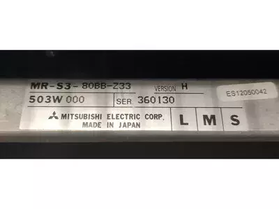 Mitsubishi MR-S3-80BB-Z33 Servo Drive Unit 