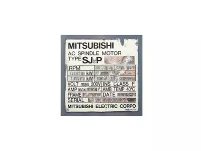 Mitsubishi SJ-P2.2AM AC Spindle Motor