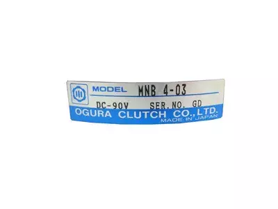 Ogura Clutch MNB 4-03 Brake DC-90V