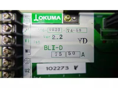 Okuma BLII-D7550A or BL2-D7550A Order Nr. A006-0630 or 1006-0630 Servo Drive 